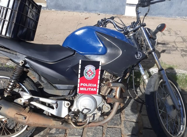 Polícia Militar prende homem com motocicleta furtada na cidade de São Bento