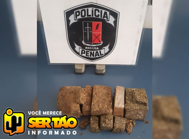 Policiais penais e militares apreendem droga arremessada para a Colônia Penal Agrícola de Sousa