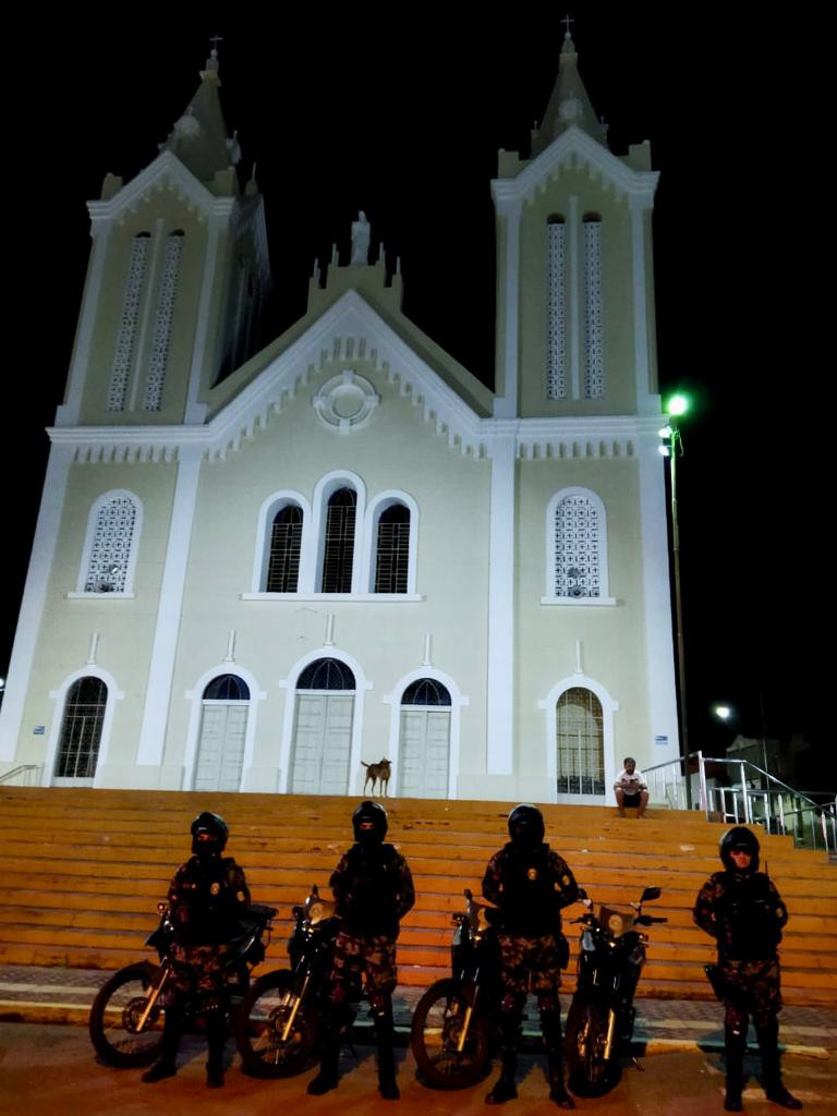 Polícia Militar ativa motopratulhamento em toda área do 14° BPM, com sede em Sousa, na operação Tiradentes
