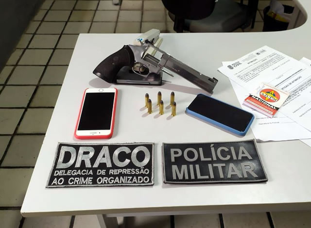 Ação conjunta entre DRACO e Polícia Militar prende criminoso em São Bento