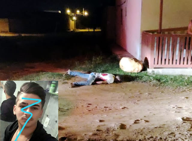 Jovem morre e adolescente fica ferido com tiros na cidade de São Bento