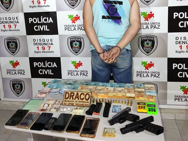 DRACO prende homem de alta periculosidade acusado de participar de roubo a carro-forte em Aparecida