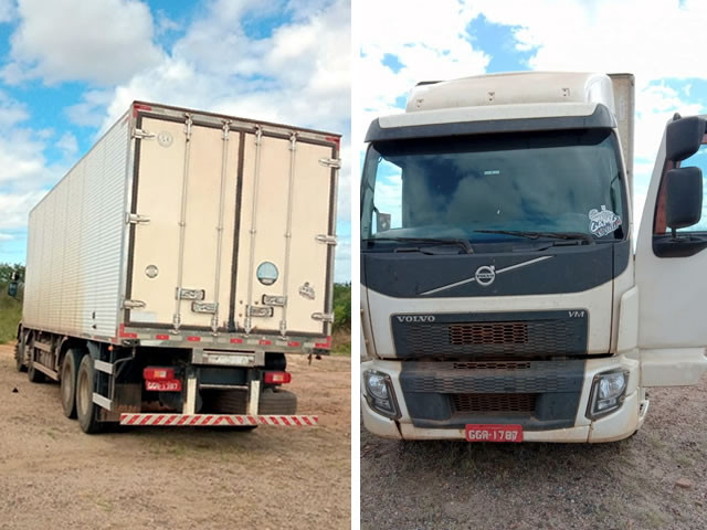 Policiais Civis de Pombal recuperam caminhão roubado durante sequestro no Sertão da Paraíba
