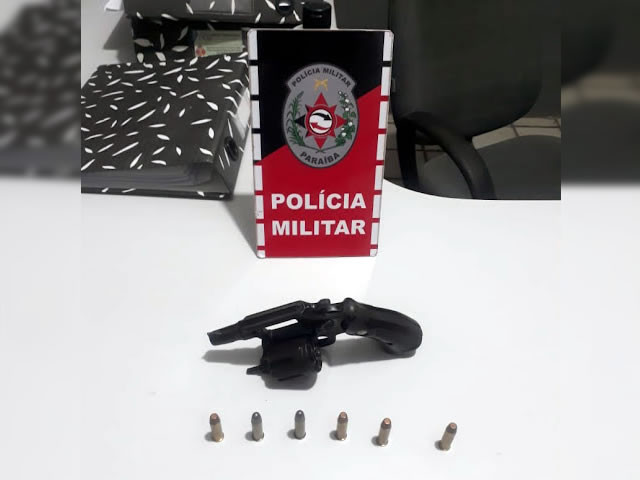 Polícia Militar apreende arma de fogo durante averiguação de violência doméstica em São Bento