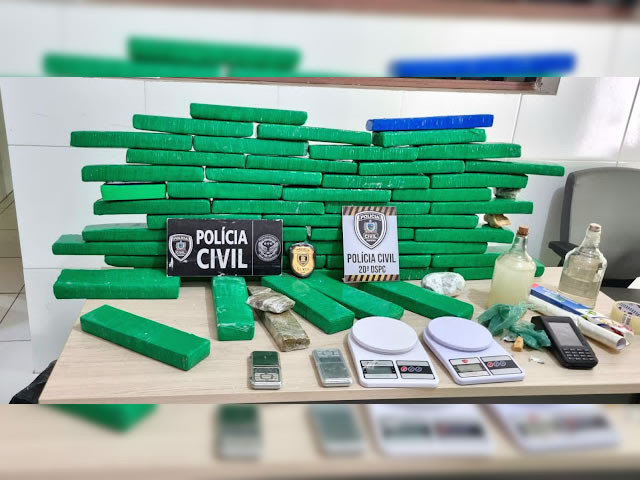 Polícia Civil apreende grande quantidade de drogas na cidade de Cajazeiras