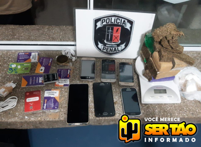 Policiais penais apreendem grande quantidade de drogas na Colônia Penal Agrícola de Sousa
