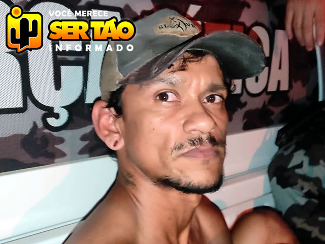 Homem é preso após promover ameaças com faca em residência na cidade de Sousa