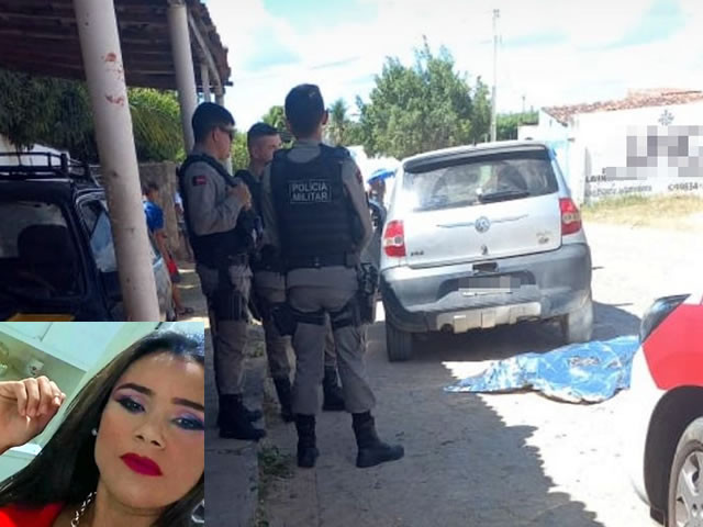 Jovem é morta e homem ferido com tiros de arma de fogo na cidade de Itaporanga