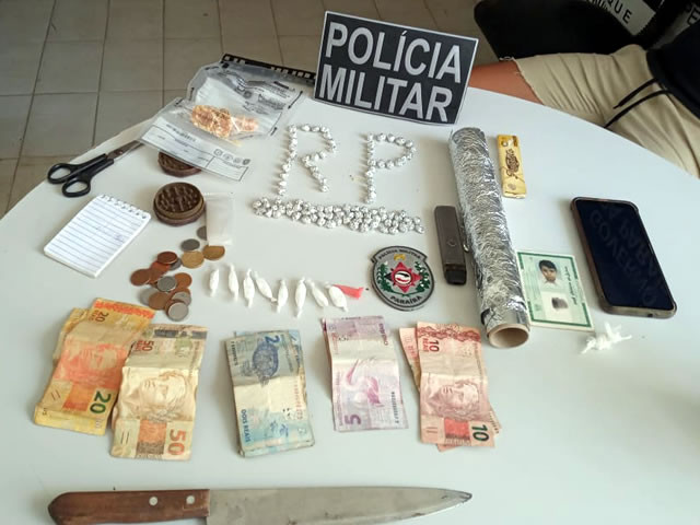 Polícia Militar desarticula ponto de venda de drogas na cidade de Sousa