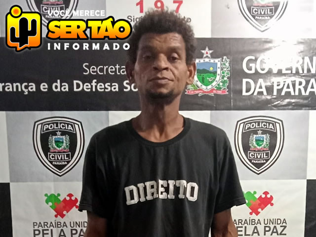 Homem é preso acusado de praticar furto em residência no Centro da cidade de Sousa