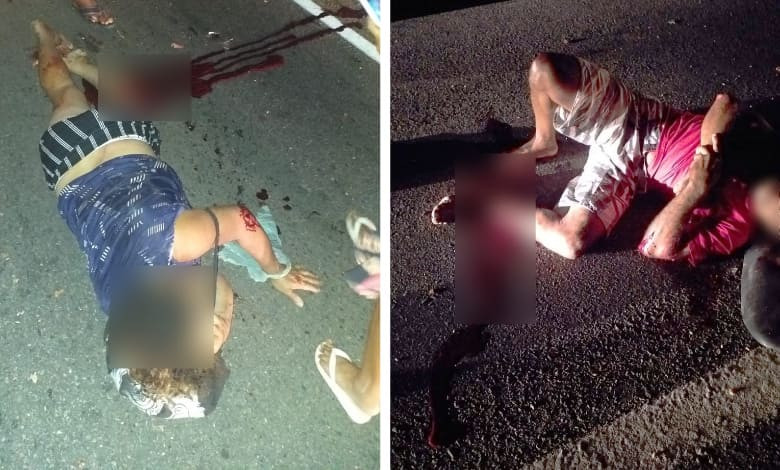 Casal fica gravemente ferido após se envolver em colisão entre carro e moto na BR-230 em Sousa