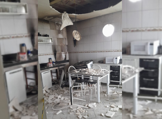 Bombeiros são acionados para atender ocorrência de incêndio em apartamento na cidade de Sousa