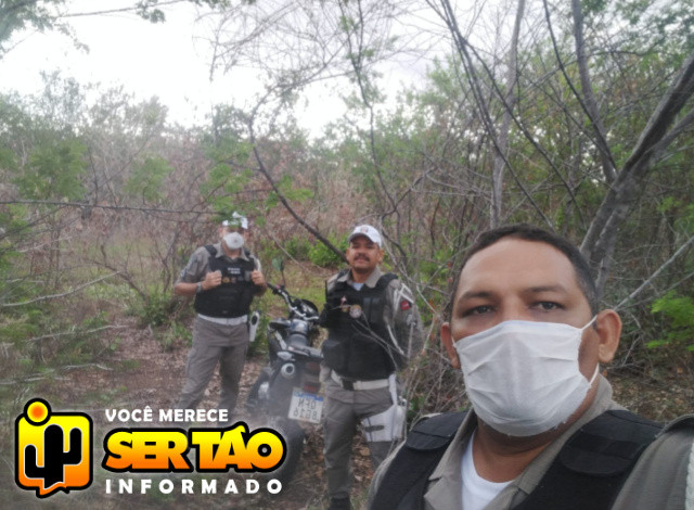 Policiamento de Trânsito recupera moto tomada por assalto na cidade de Sousa