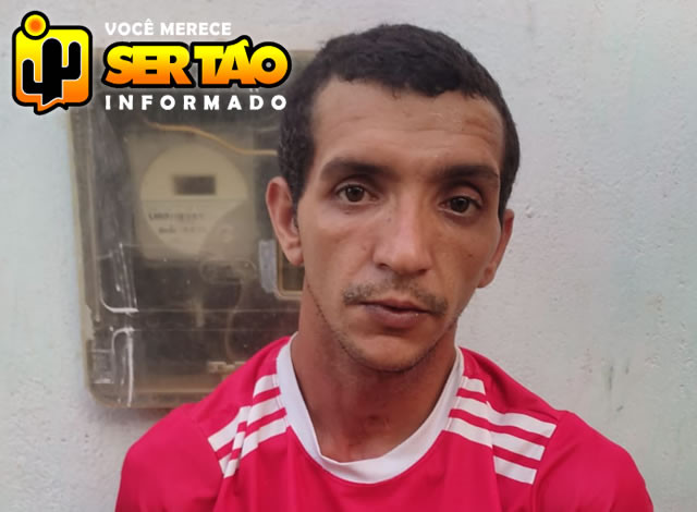 ROTAM prende homem acusado de praticar furto na cidade de Sousa