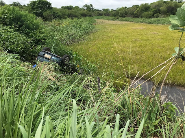 Homem é encontrado morto após sofrer acidente com carro na PB-393, em Cajazeiras