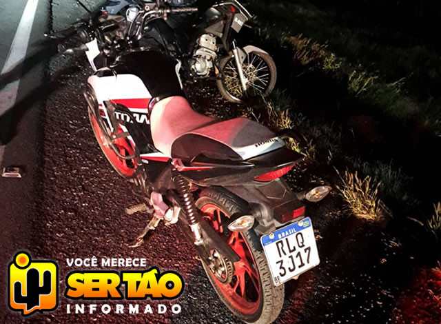Trio do ROTAM apreende moto com restrição de roubo/furto no município de Sousa