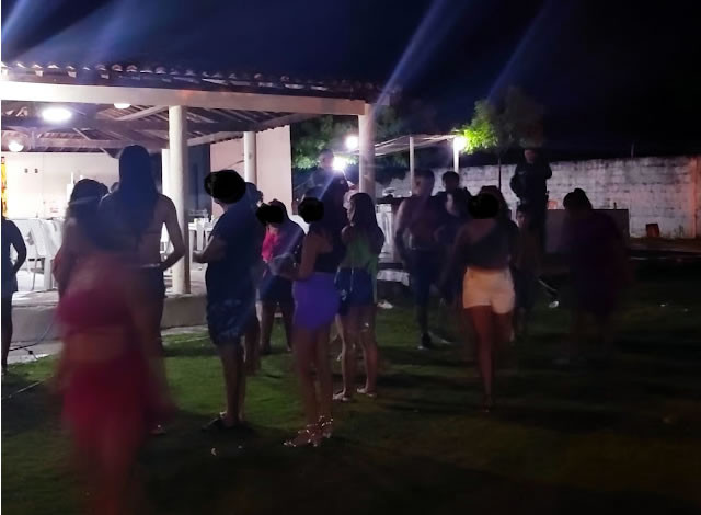Operação em São João do Rio do Peixe, interrompe festa repreende carros, drogas e paredão