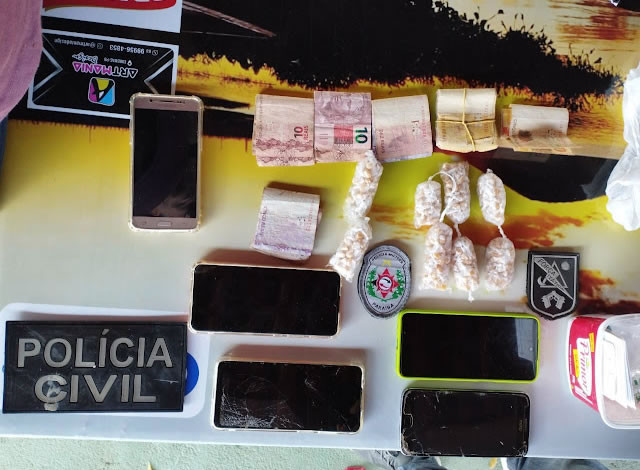 Polícias Civil e Militar desarticulam ponto de tráfico de drogas na cidade de Coremas