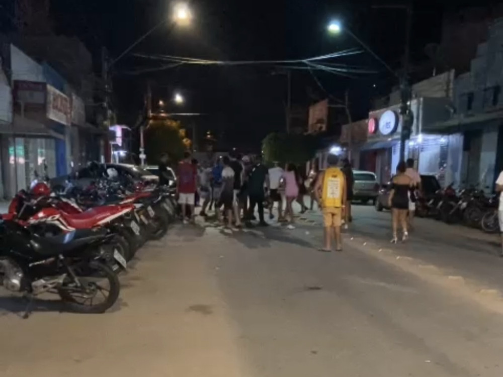 Confusão generalizada é registrada em via pública na cidade de Sousa