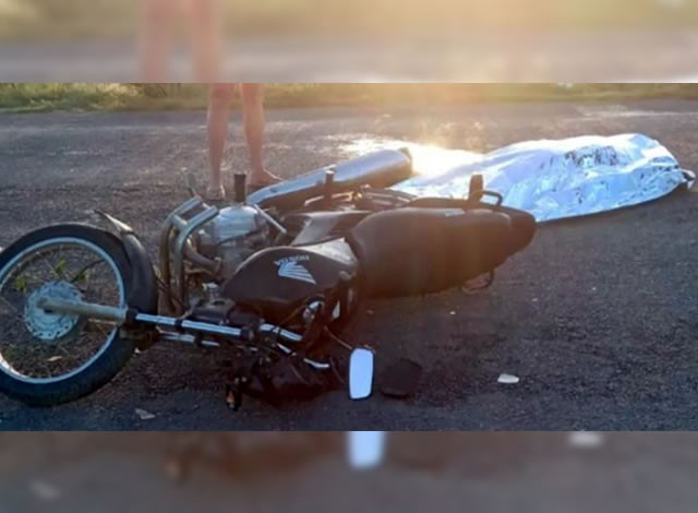 Jovem morre em acidente com moto na PB-293, em São Bento