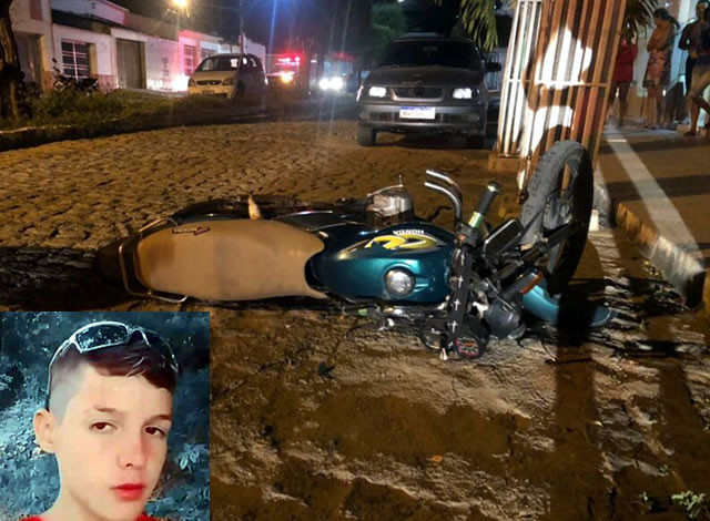 Adolescente de 15 anos morre em acidente com moto na cidade de Conceição