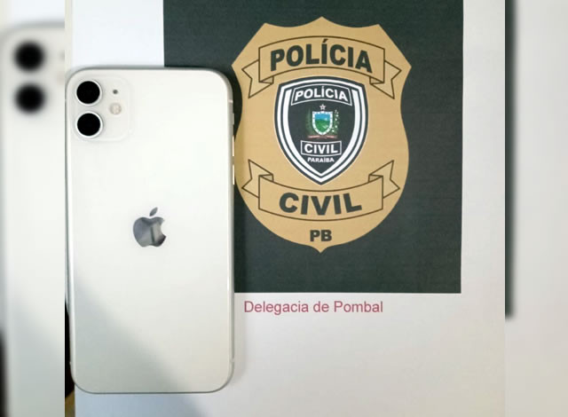 Polícia Civil de Pombal recupera celular furtado no 