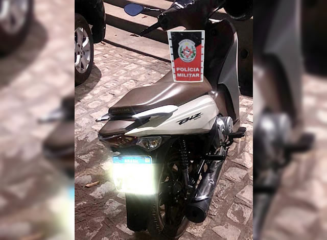 Adolescente é apreendido após ser flagrado conduzindo moto na cidade de Cajazeiras
