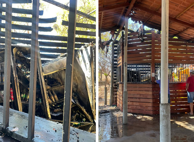 Incêndio causa danos materiais em restaurante no Distrito de São Gonçalo, em Sousa