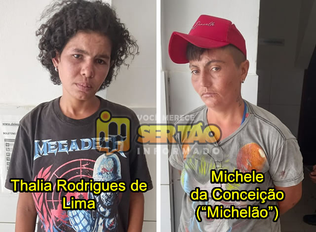 Mulheres são presas após confusão e vias de fato em bar no Centro da cidade de Sousa