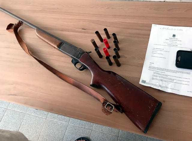 Polícia Civil prende suspeito de roubo e apreende arma de fogo e munições, em Pombal