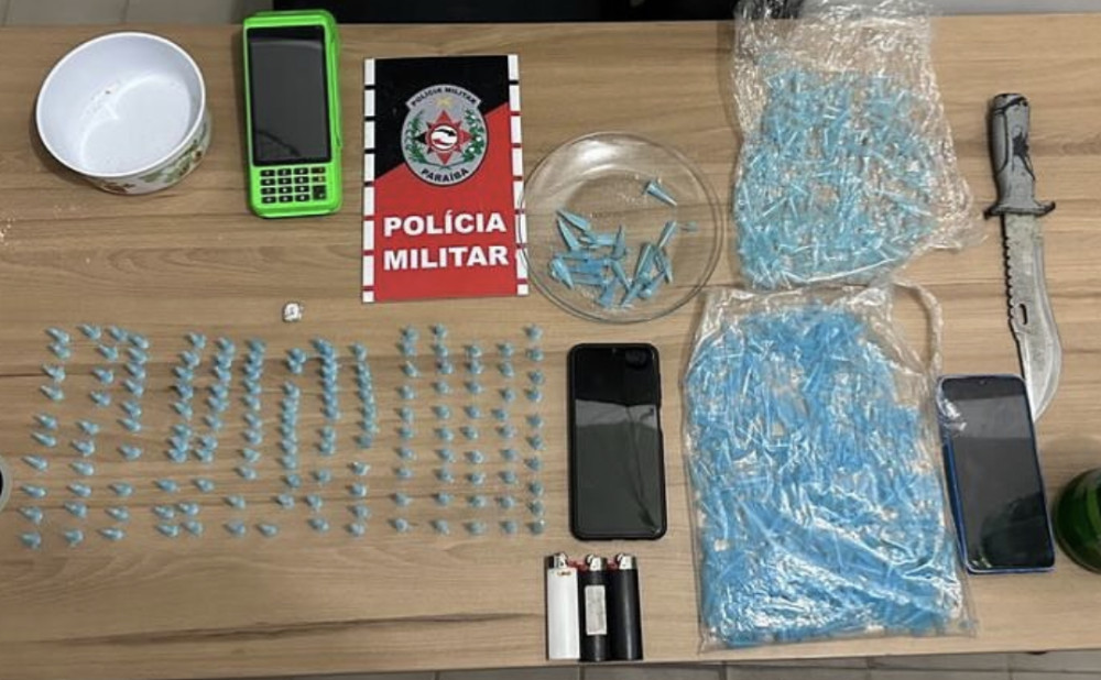 Polícia Militar apreende grande quantidade de drogas em bar na cidade de Sousa