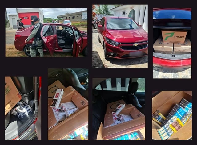 PM prende homem e apreende carga de cigarros contrabandeados na região de Sousa