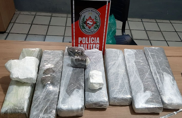 Polícia Militar apreende mais de 6kg de drogas após abordagem a carro, em Paulista