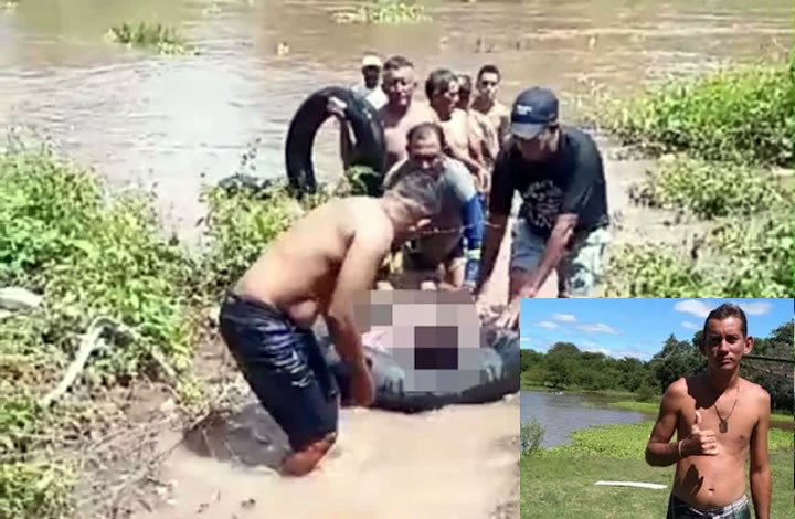 Popular que havia se afogado é encontrado morto no Rio do Peixe, em Sousa