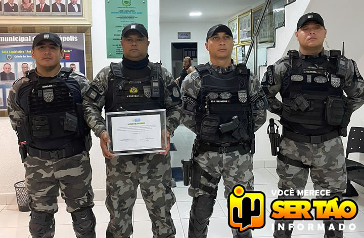 Policial do ROTAM recebe moção de aplausos pelos relevantes serviços prestados em Marizópolis