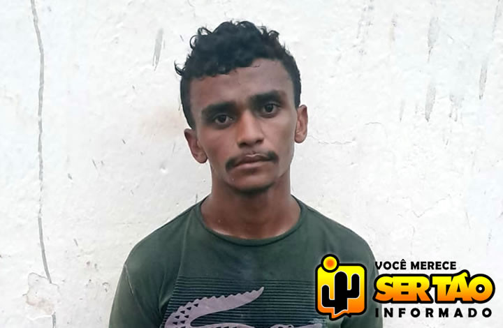 ROTAM prende jovem acusado de praticar vários furtos na cidade de Sousa