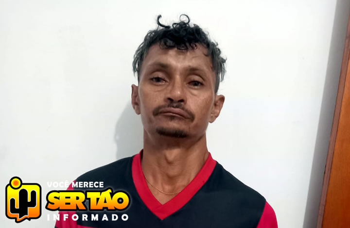 Polícia Militar prende homem por força de mandado de prisão na cidade de Sousa