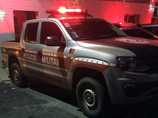 Jovem é conduzido à delegacia acusado de agredir e de ameaçar o seu tio na cidade de Pombal