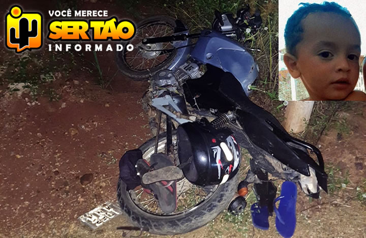 Criança morre e casal fica ferido em colisão envolvendo carro e moto na BR-230, em Sousa