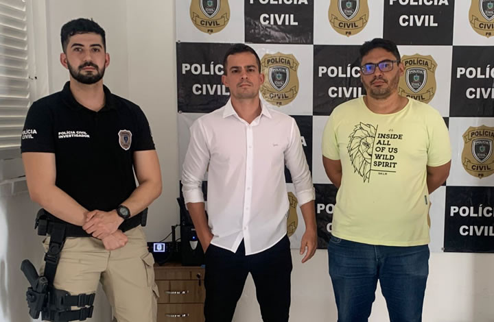 Policiais civis prendem condenado por um crime de homicídio na cidade de Pombal