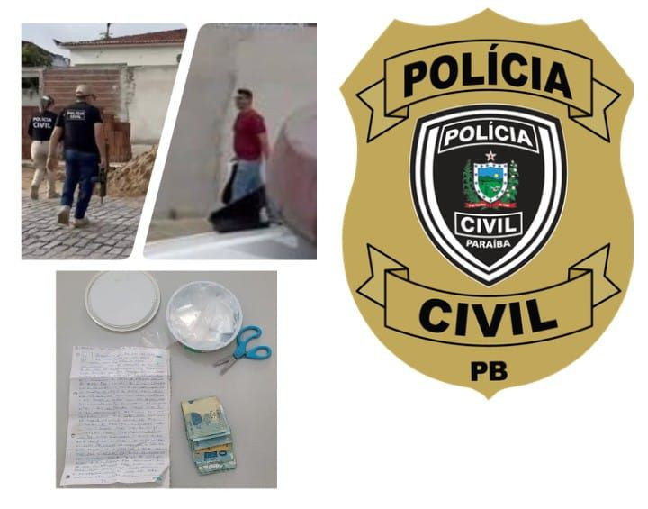 Mulher acusada de ter envolvimento com tráfico de drogas é presa pela Polícia Civil de Pombal