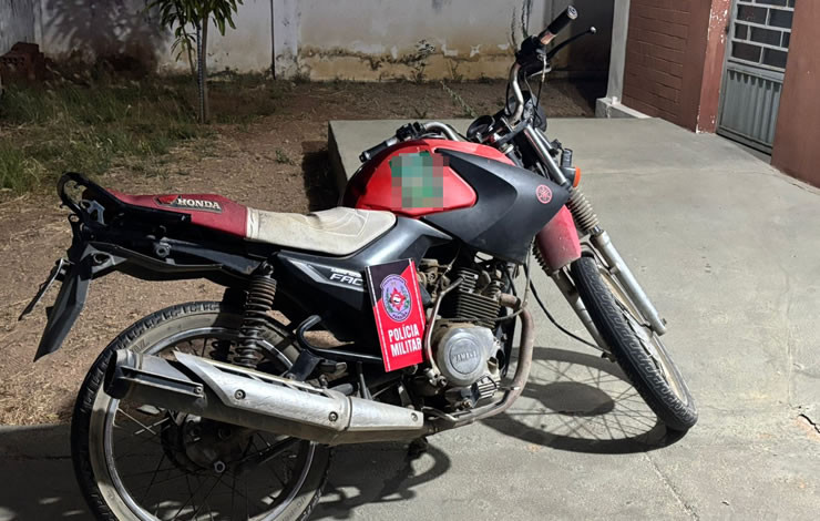 Ação rápida: Polícia Militar prende acusado de furto e recupera moto, em Brejo do Cruz