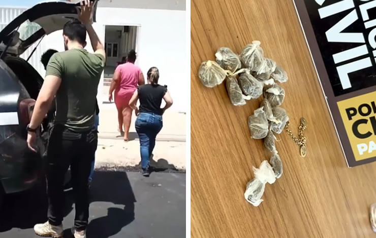 Polícia Civil prende mulher acusada de agredir idosa e apreende droga, na cidade de Pombal