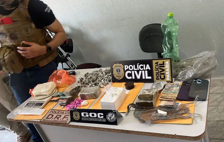 Operação Herança: Polícia Civil prende seis pessoas por tráfico de drogas em Piancó