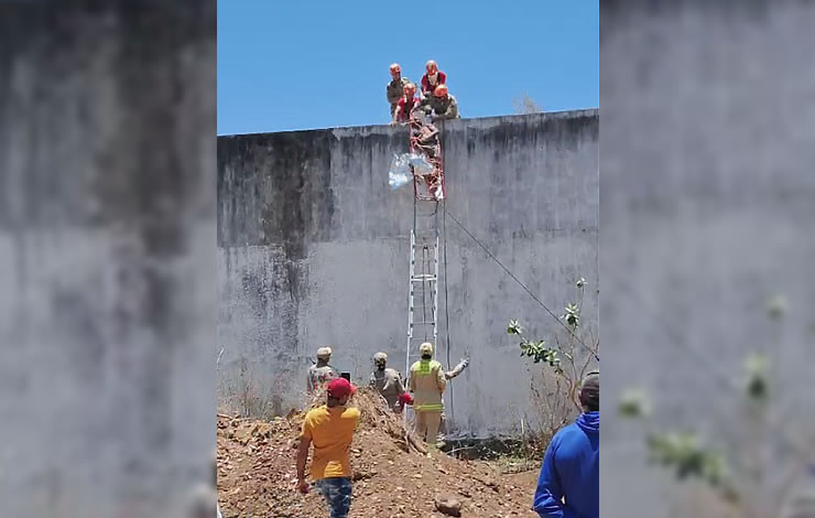 Homem sofre descarga elétrica em rede de alta tensão na cidade de Sousa