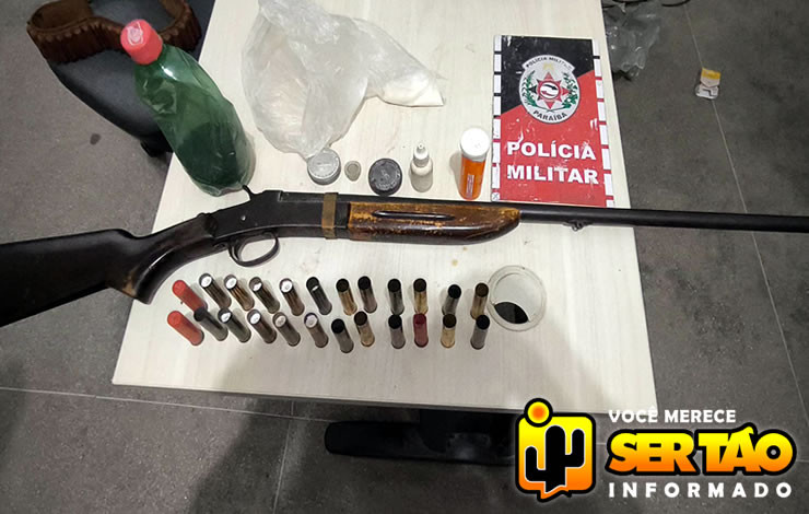 Homem é detido após ameaçar vizinho com arma na cidade de Uiraúna