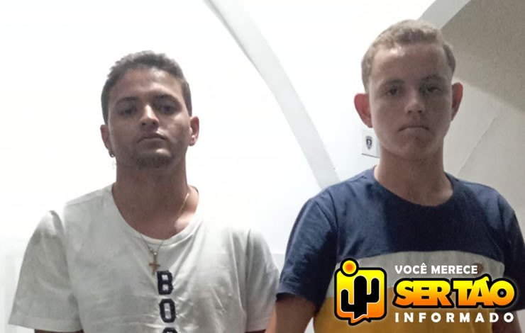 ROTAM prende dupla e apreende arma e munições, após perseguição na cidade de Sousa