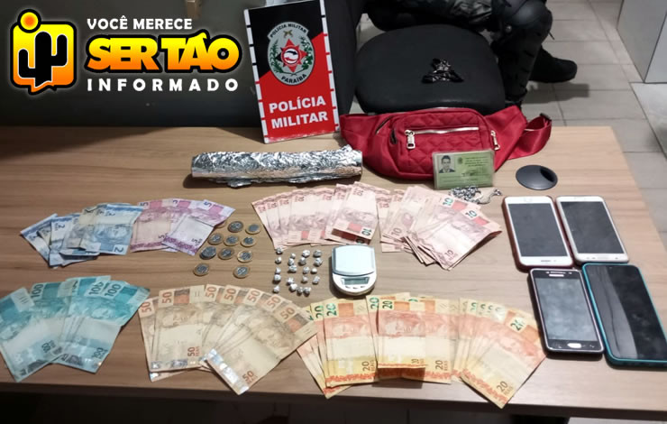 ROTAM prende homem por tráfico de drogas na cidade de Nazarezinho
