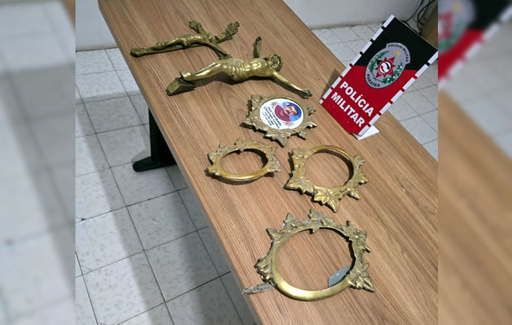Homem é preso após furtar peças metálicas de túmulos no cemitério de Pombal