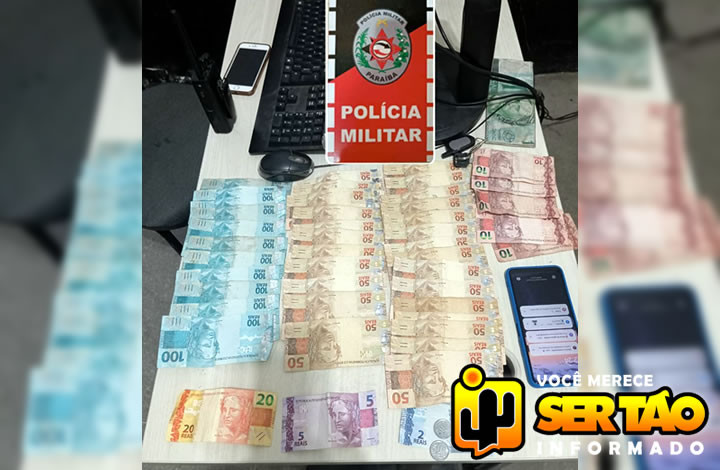 Dupla é levada à delegacia por porte ilegal de droga na cidade de Cajazeiras